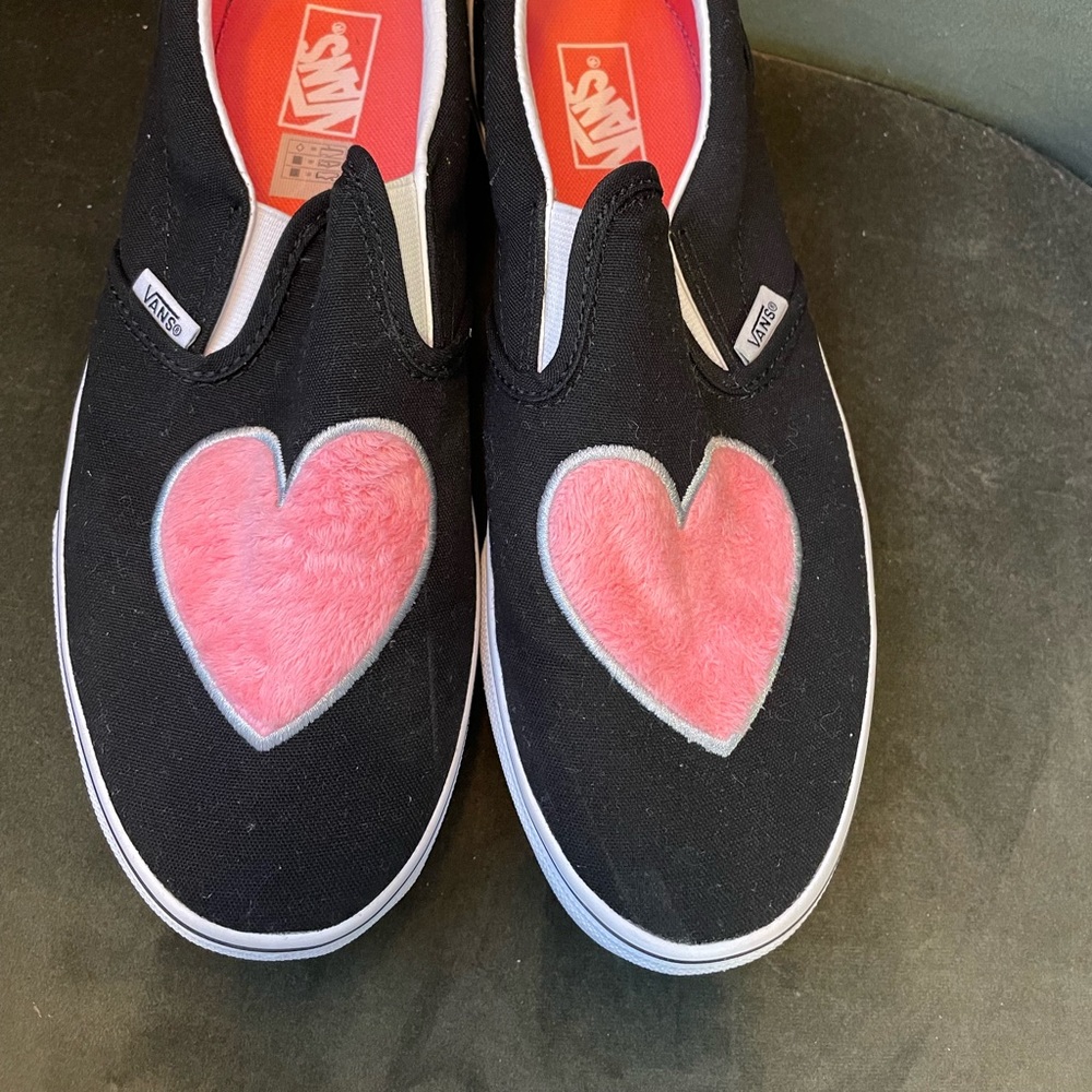 Vans Heart Classic Slip Ons VALENTINES DAY SHOES